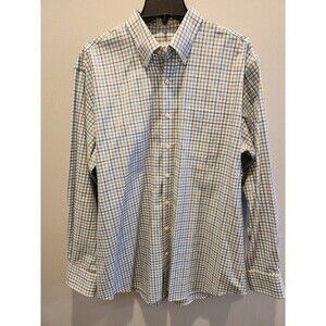 Peter Millar Mens Long Sleeve Button Down Nanoluxe EASY CARE SHIRT SZ XL EUC